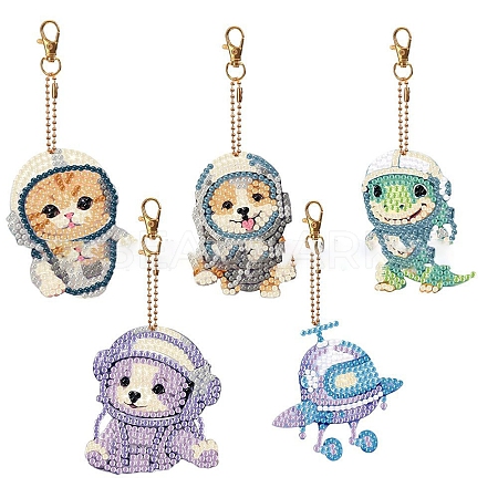 Animal Spaceman DIY Diamond Painting Kit PW-WG21165-01-1
