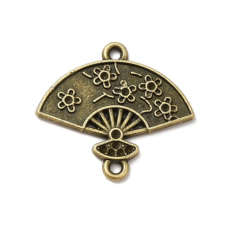 Tibetan Style Alloy Connector Charms PALLOY-M198-29AB-1