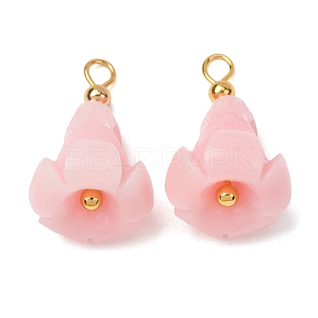 Dyed Synthetic Coral Pendants GG-CBAC295-02G-04-1