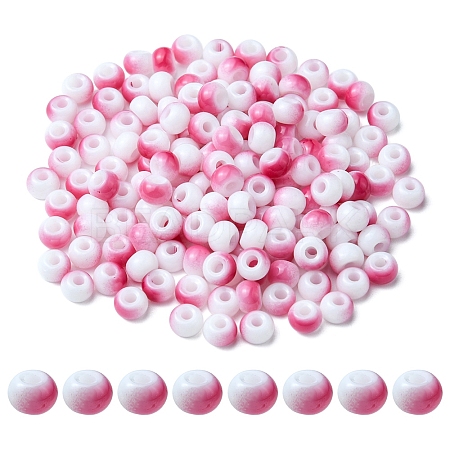 6/0 Opaque Glass Seed Beads SEED-YW0002-13F-1