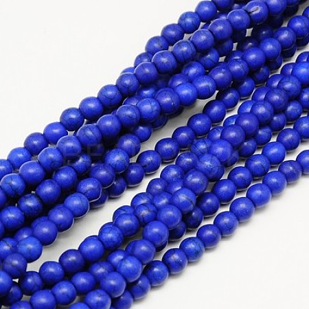 Synthetic Turquoise Beads Strands TURQ-G106-20mm-02L-1