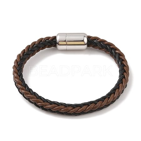 Braided Microfiber Leather Cord Bracelets BJEW-B096-10P-1