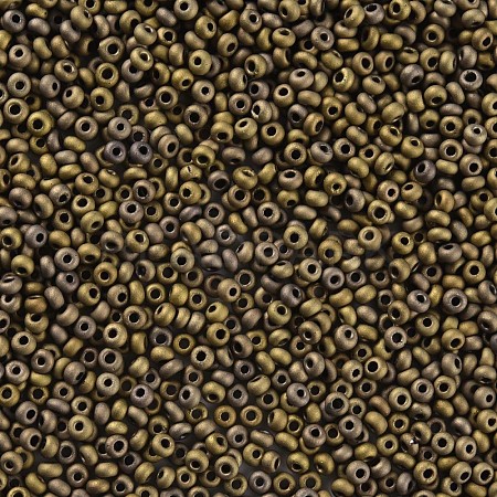 12/0 Grade A Round Glass Seed Beads SEED-Q008-M601-1