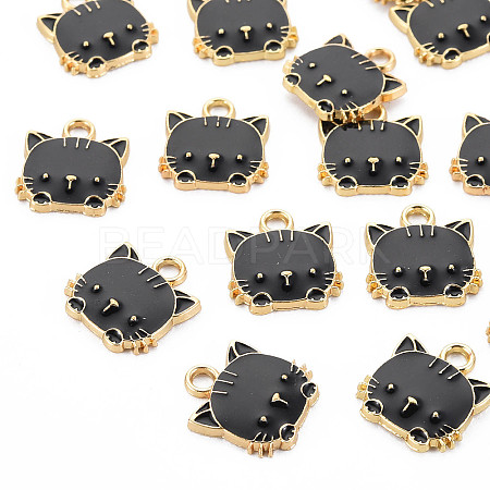 Eco-Friendly Zinc Alloy  Pendants ENAM-R051-01-01G-01-NR-1