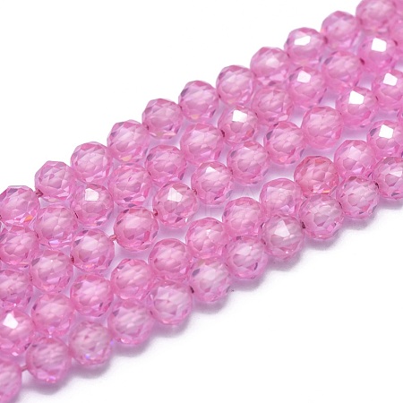 Cubic Zirconia Beads Strands G-G792-47-05C-1