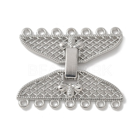 Brass Snap Clasps KK-U052-26P-1