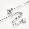 304 Stainless Steel Chain Necklaces NJEW-S383-102P-3