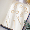 DIY Vertical Bar Pendant Earrings Making Kit DIY-BC0004-49-5