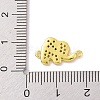 Real 18K Gold Plated Brass Micro Pave Cubic Zirconia Connector Charms KK-L209-049G-01-3