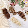 4Pcs 4 Colors High Temperature Fiber Doll Hairs DIY-GL0006-26-4