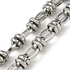 201 Stainless Steel Link Chain Necklace STAS-Z056-01P-2