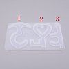 Keychain Silicone Molds LS-DIY-WH0181-57-1