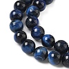 Grade B Natural Tiger Eye Beads Strands G-F591-18-8mm-01-4