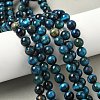 Grade B Natural Tiger Eye Beads Strands G-F591-18-8mm-02-01-1