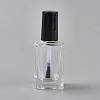 Transparent Glass Nail Polish Empty Bottle MRMJ-WH0026-02D-1