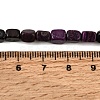 Natural Dyed White Jade(Imitation Charoite) Beads Strands GG-CBA0743-D02-01-5