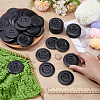 44Pcs Wood Buttons BUTT-PH0001-42A-3