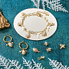 Fashewelry 10Pcs 5 Style Brass Micro Pave Cubic Zirconia Pendants KK-FW0001-09-15