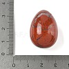 Natural Red Jasper Egg Shape Display Decorations G-Z094-01E-3