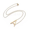 304 Stainless Steel Pendant Necklace Sets NJEW-P246-G-2