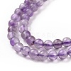 Natural Amethyst Beads Strands G-N0215-02-3mm-3