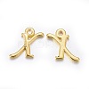 Alloy Letter Pendants PALLOY-X0037-68G-3