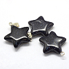 Star Synthetic Blue Goldstone Pendants G-Q367-06-2