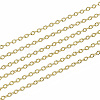 3.28 Feet Vacuum Plating 304 Stainless Steel Chains X-CHS-S001-12B-G-1
