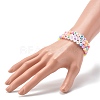 Opaque Acrylic Beads Stretch Bracelet Set for Kid BJEW-JB06589-10