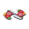 Christmas Style Printed Acrylic Cabochons LS-MACR-O045-01H-3