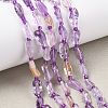 Natural Ametrine Beads Strands G-F821-E01-01-1