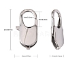 201 Stainless Steel Lobster Claws Key Clasps STAS-Q131-2
