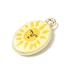 Printed Alloy Pendants ENAM-F160-02E-G-2