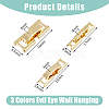 12Pcs 3 Styles Eco-Friendly Brass Watch Band Clasps KK-DC0003-98-2
