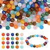 170Pcs Round Imitation Gemstone Acrylic Beads OACR-YW0002-16-1