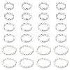 90Pcs 3 Styles Iron Closed Jump Rings IFIN-YW0003-36-1