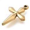 304 Stainless Steel Pendants STAS-P369-06G-2