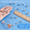 Alloy European Style Clasps PDLC-PH0001-02AS-2