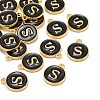 Golden Plated Alloy Charms ENAM-S118-02S-4