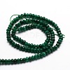 Dyed Natural Malaysia Jade Rondelle Beads Strands X-G-E316-2x4mm-05-2