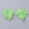 Autumn Theme Transparent Frosted Acrylic Pendants X-PAF002Y-28-2
