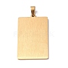 201 Stainless Steel Pendant STAS-B033-01G-03-2
