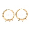 304 Stainless Steel Huggie Hoop Earring Findings STAS-D183-03D-G-1