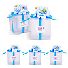 Clear PVC Candy Gift Packaging Boxes with Ribbon & Artificial Flower CON-TAC0001-20B-1