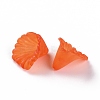 Frosted Acrylic Bead Caps MACR-S371-10A-726-3