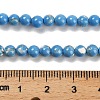 Assembled Synthetic Stone and Trochus Shell Beads Strands G-B128-08A-08-4