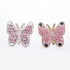 Butterfly Rhinestone Patches DIY-WH0175-14E-1