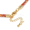 3.5MM Round Nylon Cotton Cord Necklace Making NJEW-C106-03G-06-3