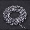 Faceted Glass Round Beads Strands X-GF12mmC01Y-2