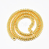 Electroplate Non-magnetic Synthetic Hematite Beads Strands X-G-Q465-29G-2